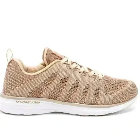 APL Athletic TechLoom Propulsion Labs Pro Womens Rose Gold Sneakers Size 8 - Picture 3 of 16